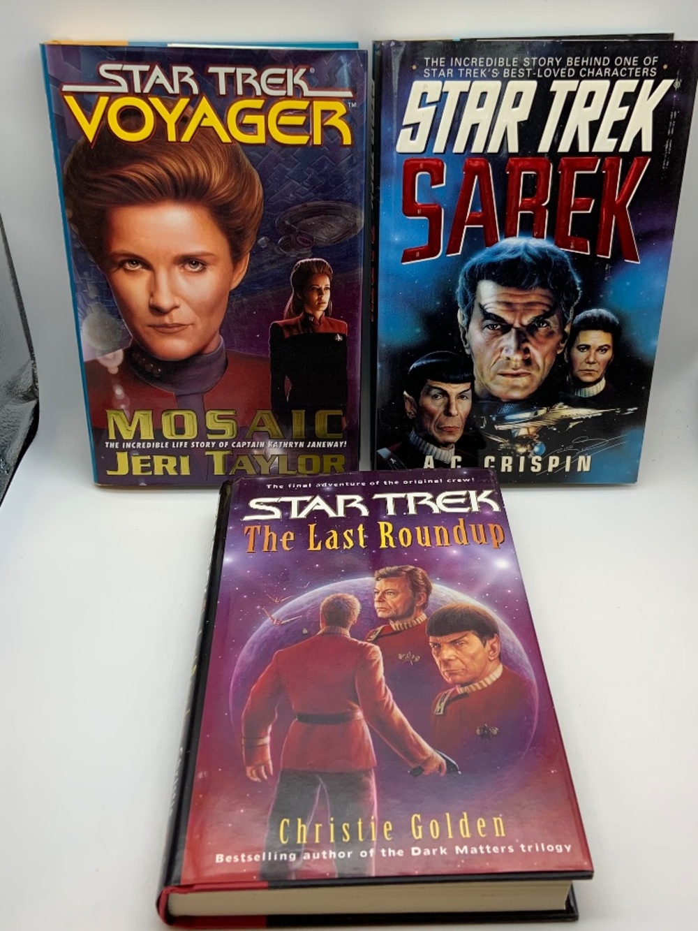 Star Trek Voyager Sarek & The Last Roundup Hardcover Book Collection